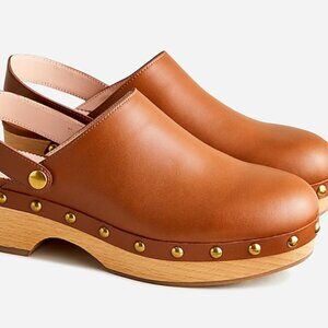 JCrew Convertible Leather Clogs